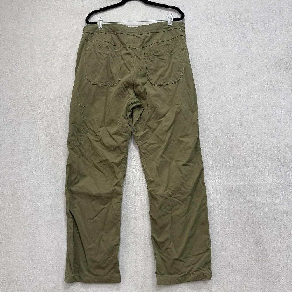 Prana Pants Mens XL Convertible Zip Off Cargo Hiking Outdoor Pockets Belted